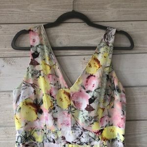 Floor length summer early fall dress.